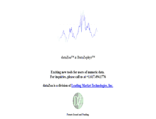 Tablet Screenshot of datazephyr.com